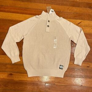 Weatherproof Men's Cream Turtleneck Sweater